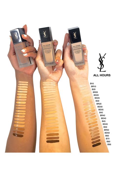 ysl all hours foundation non comedogenic|Yves Saint Laurent All Hours Foundation Spf 20, Bd40 Warm .